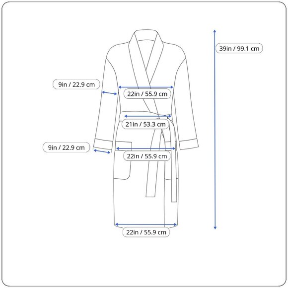 Kerry Dawn Japanese-Inspired Kimono Robe With Fan Print Multi-Color One Size - Picture 9 of 9